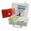 First Aid Kit Including Scissors, Alcohol Pads, Gauze Bandages and More